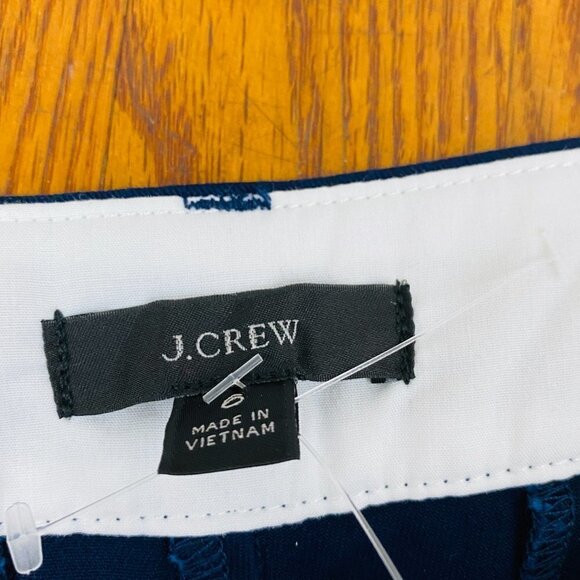 J. Crew Chino Shorts Womens Size 6 Navy Blue NWT Preppy Classic - Picture 4 of 5